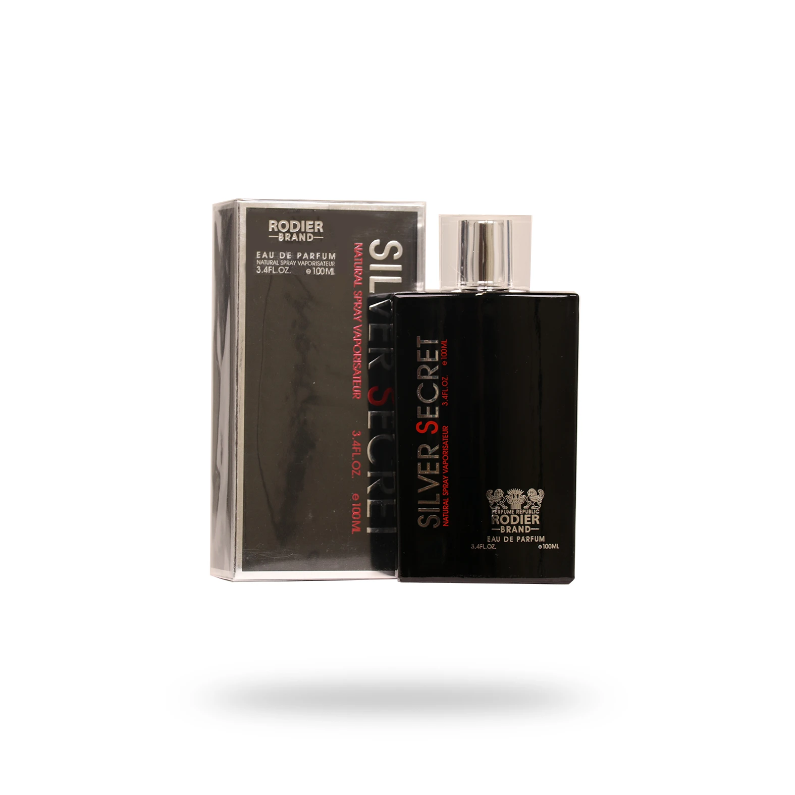 ادو پرفیوم مردانه رودیر مدل Silver Secret حجم 100 میلی لیتر کد 1704000000006387