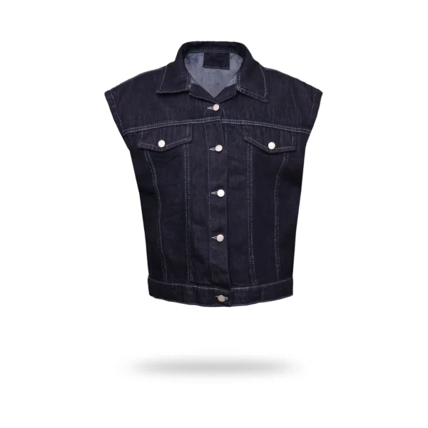 كت وست زنانه جین رنگ آبی تیره کد 0201080000000001